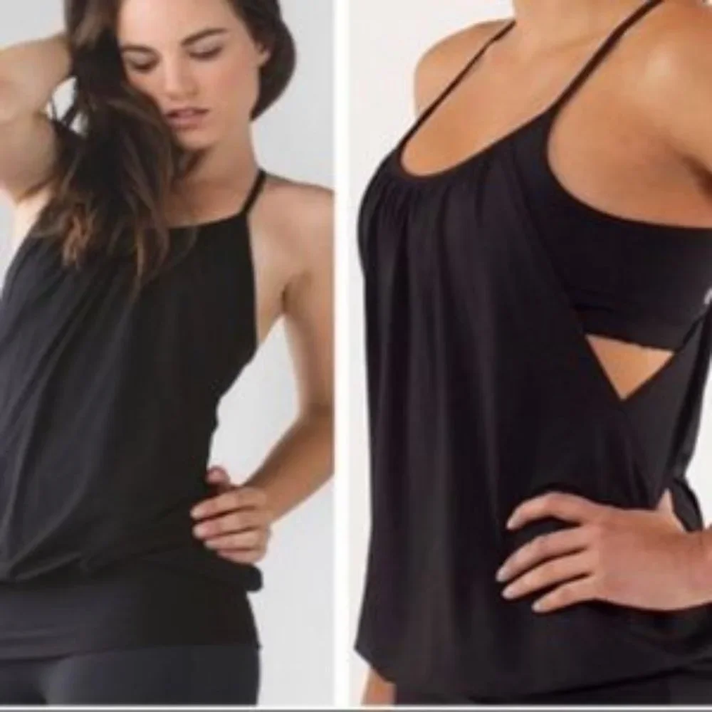 Lululemon Black No Limits Tank Top